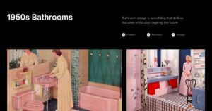 1950s bathroom design