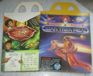 1979 star trek mcdonalds happy meal box