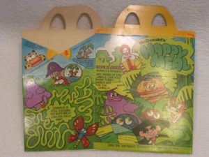 1981 Happy Meal Box Adventures of Ronald McDonald 4