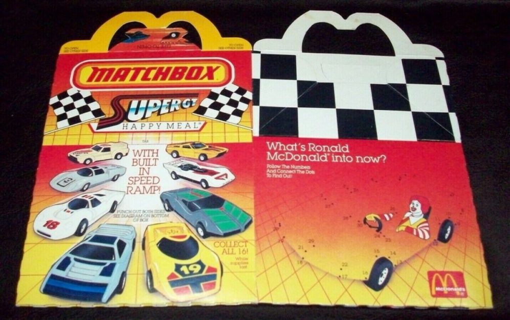 Carton Matchbox Promo Mc Donald's '80 Maseratti Bora 