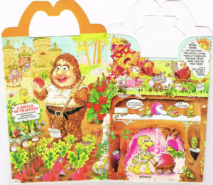 1988 McDonalds Happy Meal Box Jim Henson Fraggle Rock 2