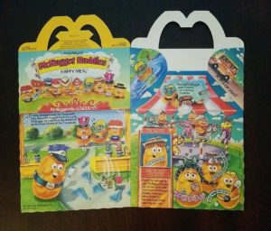 1988 McDonalds McNugget Buddies Gardens Happy Meal Box