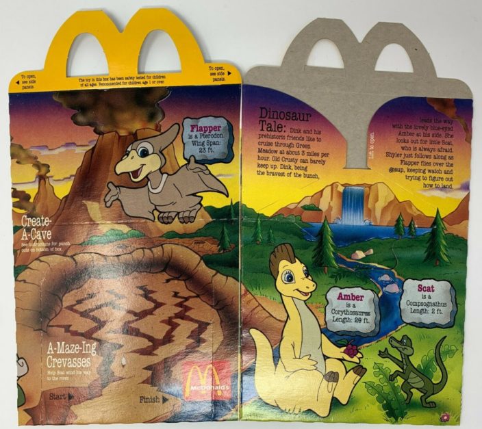 1993 McDonald's Happy Meal Toys Complete Set of 4 Maze  Game 