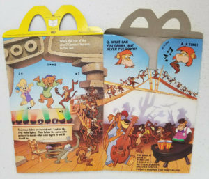 1990 Happy Meal Box Walt Disney Tale Spin