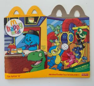 2005 Neopets McDonalds Happy Meal Cardboard Box