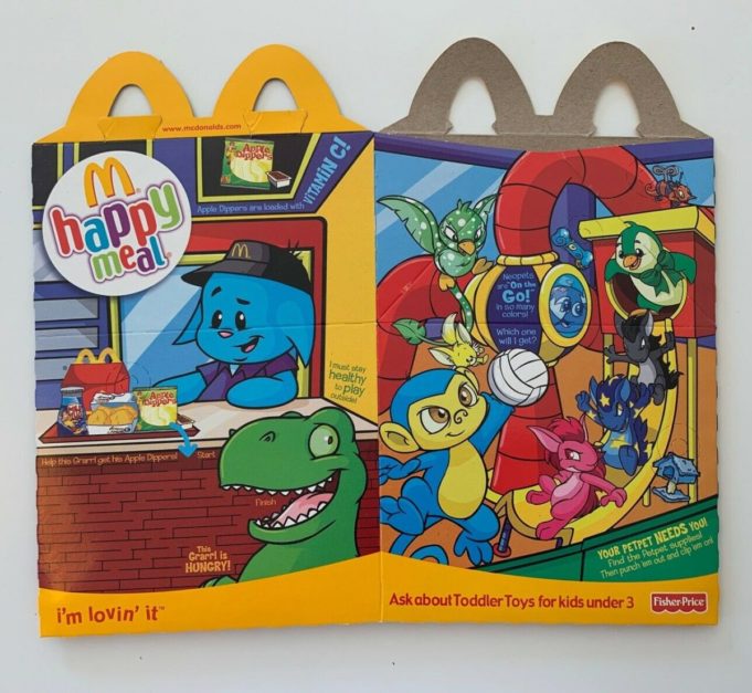 Safari Adventures #1 1980 McDonalds Happy Meal Box 