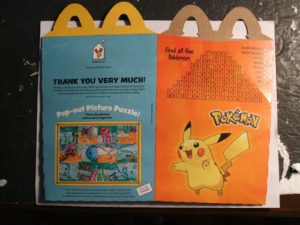 2019 pokemon hello kitty happy meal box 1