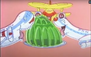 Airplanes eating jelly.