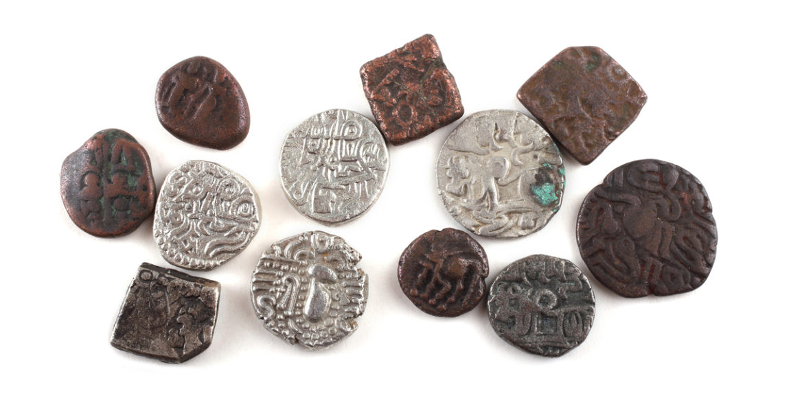 Ancient Indian coins Copper and silver