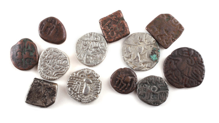 Ancient Indian coins Copper and silver