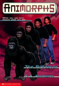 Animorphs 05 The Predator - Marco Gorilla Morphing Book Cover