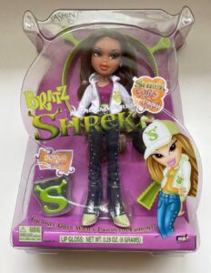 Bratz DreamWorks Shrek Yasmin Doll With Box Lip Gloss 2006 Ears