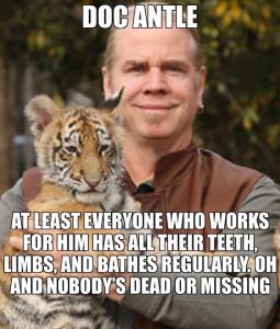 Dad thermostat tiger king meme