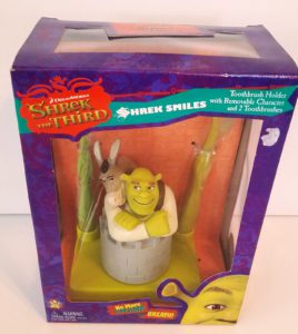 DreamWorks Shrek The Third Toothbrush Set 2007 Toothbrush Holder