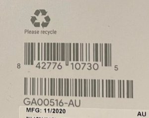 Google Nest Please Recycle