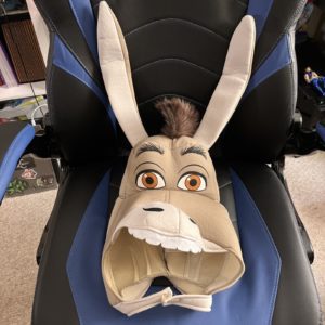 Halloween Cosplay Costume Cloth Shrek Donkey Hat Head Gear Party Mask