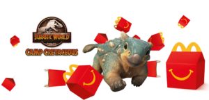 Jurassic World Camp Cretaceous 2020 McDonalds Happy Meal