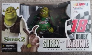 McFarlane SHREK AND BOBBY LABONTE 18 Deluxe Two-Pack NASCAR