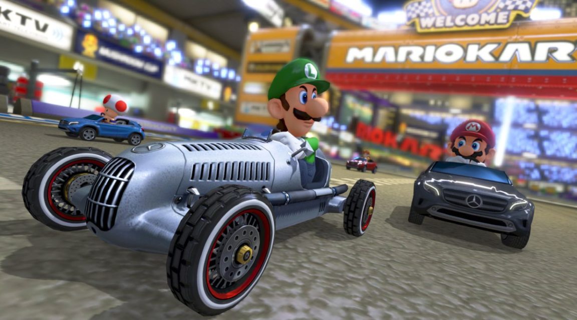 Mercedes benz mario kart 8 product placement