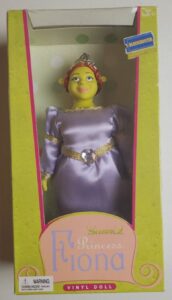 Shrek 2 2004 8 inch Vinyl Fiona Princess Doll BlockBuster