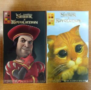 Shrek x I Heart Revolution Shadow Palette PUSS IN BOOTS FARQUAAD