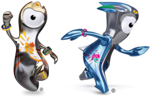 Wenlock and Mandeville London 2012 Olympic Games mascots