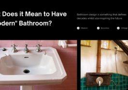 What Does it Mean to Have a Modern Bathroom Bathroom Design Through the Decades