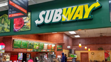 a subway store front