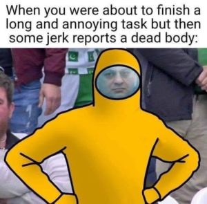 among us disappointed cricket fan meme