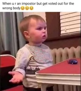 among us wrong body meme