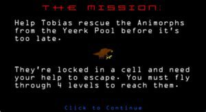animorphs flash game tobias hawk