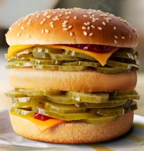 april fools 2019 mcdonalds mcpickle burger