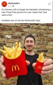april fools mcdonalds 3 fries