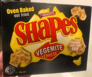 arnott's shapes vegemite & cheese
