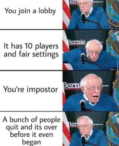 bernie sanders impostor quits