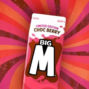 big m milk limited edition choc berry