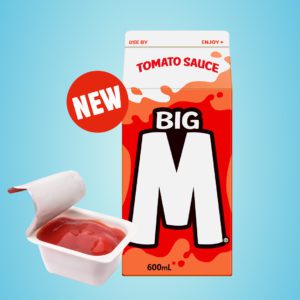 big m milk limited edition tomato sauce