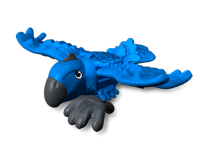 blue macaw kinder surprise natoons south american toy