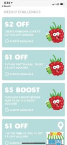 boost vibe weekly challenges