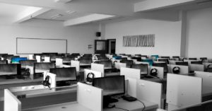 call centre stock photo