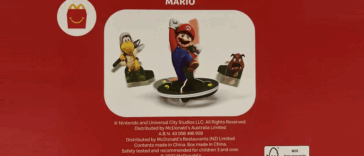 cardboard happy meal toy