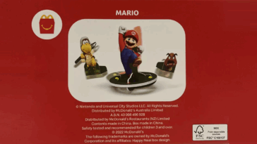 cardboard happy meal toy