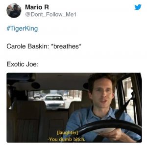 carole baskin joe exotic meme