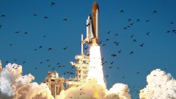 challenger launch photo