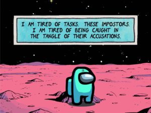 dr manhattan tired of earth meme among us