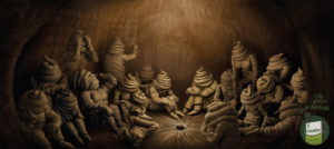 dulcolax desperate turd poop people print ad