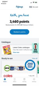 flybuys shake to play main menu