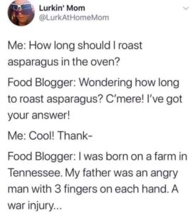 food blogger meme