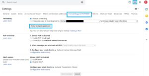 forwarding pop imap gmail