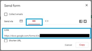 get link google forms